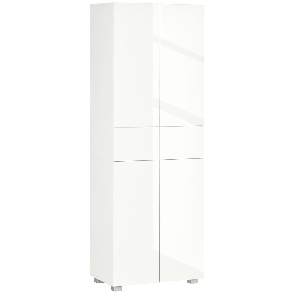 HOMCOM Armoire cuisine buffet de cuisine haut meuble de Image du produit 