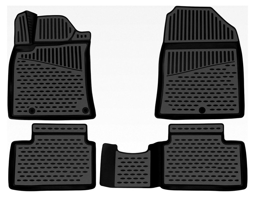 Gummimatten Set für MINI Countryman | Mk2 (F60/R60) | 2016-2023 | 100% passgenaue Fußmatten, robuste Universal Fußmatte