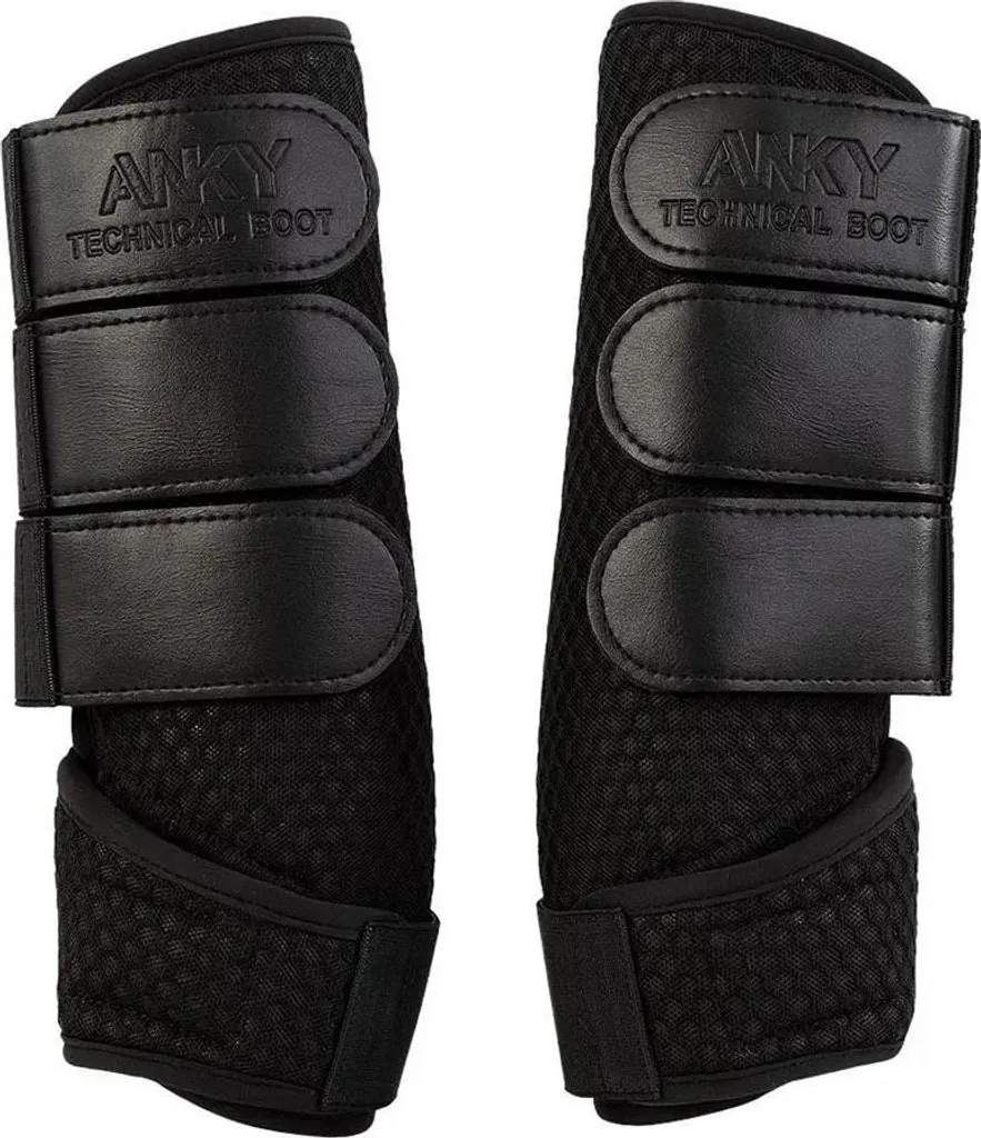 Guêtres de CSO Anky 3D Mesh ATB25010 Noir Taille M pour Cheval
