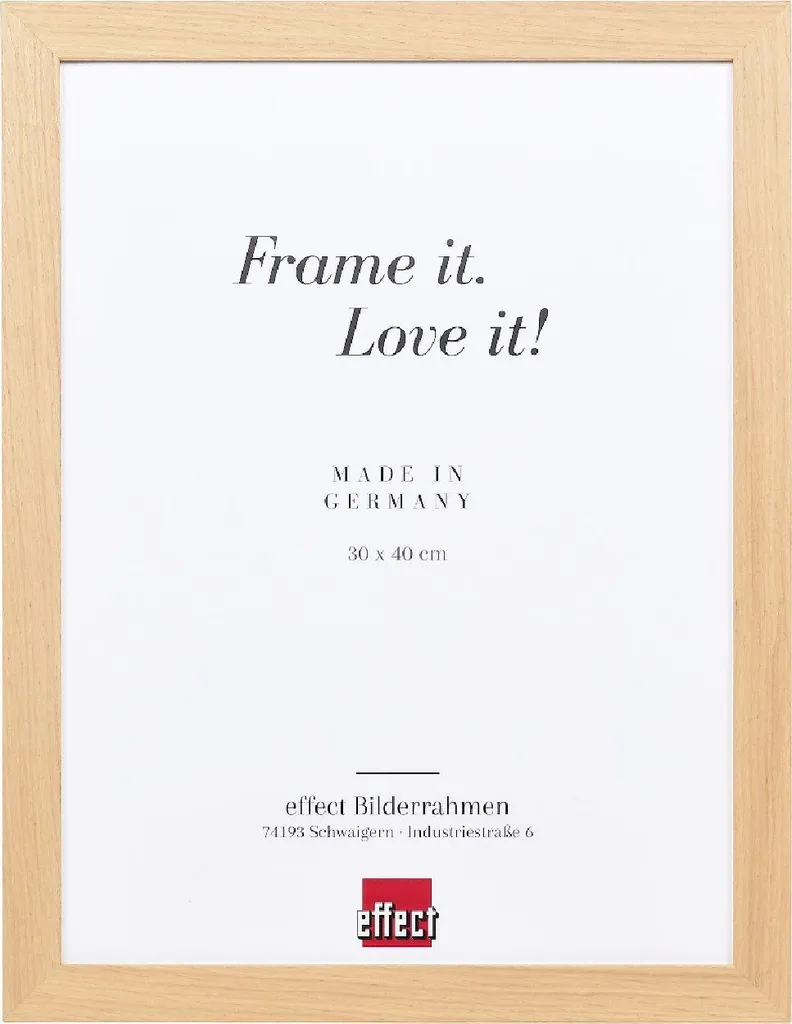 Offerta Cornice Rovere 20x30 Vetro Museo | Protezione UV Garantita