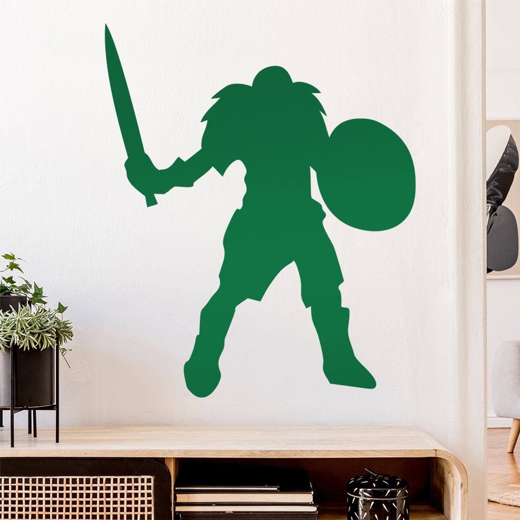 Wikinger Krieger Krieg WWIII Wandtattoo Wandaufkleber Wall Sticker - Dekoration, Küche, Wohnzimmer, Schlafzimmer, Badezimmer