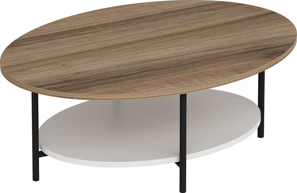 Table basse en chêne Elis anti-rayures 90x60cm pour salon moderne