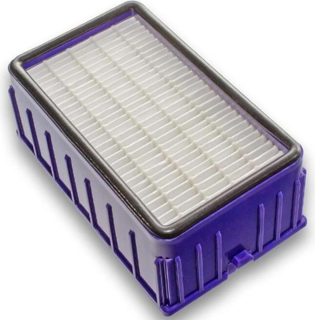 vhbw Staubsaugerfilter kompatibel mit Dyson DC-11, DC11 Allergy Staubsauger - HEPA-Nachmotor-Filter Weiß Lila