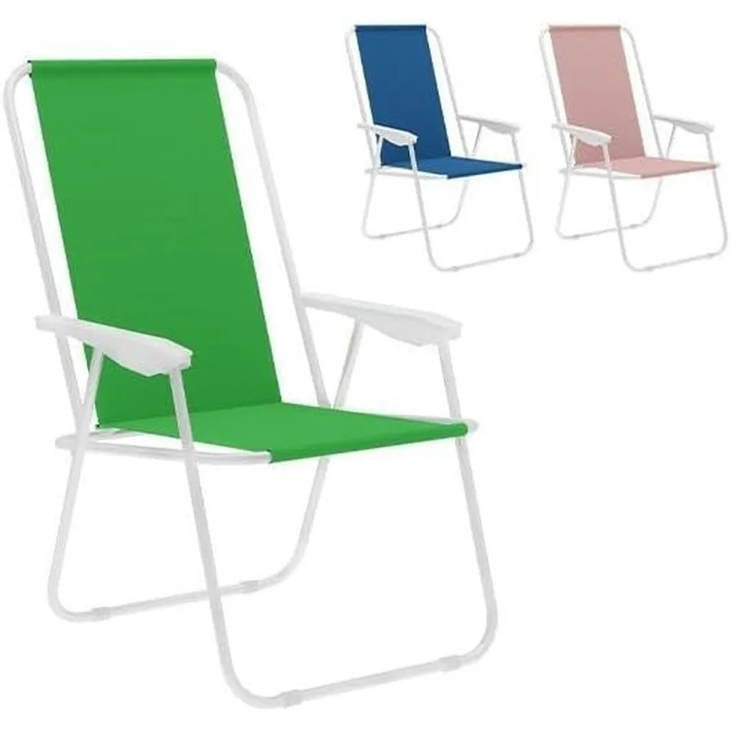 Table de camping pliante grise Marbueno format rectangulaire stable
