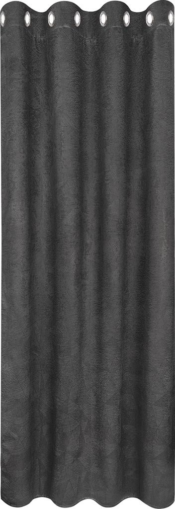 Gerster Ösenschal uni, Thermo Blackout 145 cm x 245 cm, Produktbild 
