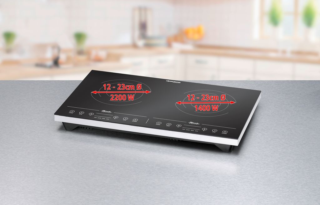 Doppelkochplatte CT 3410/IN Induktion, mit Touch Control, 2 Produktbild 3