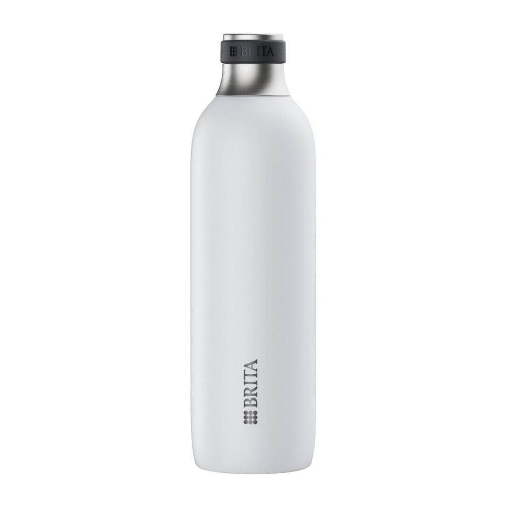 Brita 1046735, Karbonisiererflasche, Edelstahl, Weiß, Produktbild 