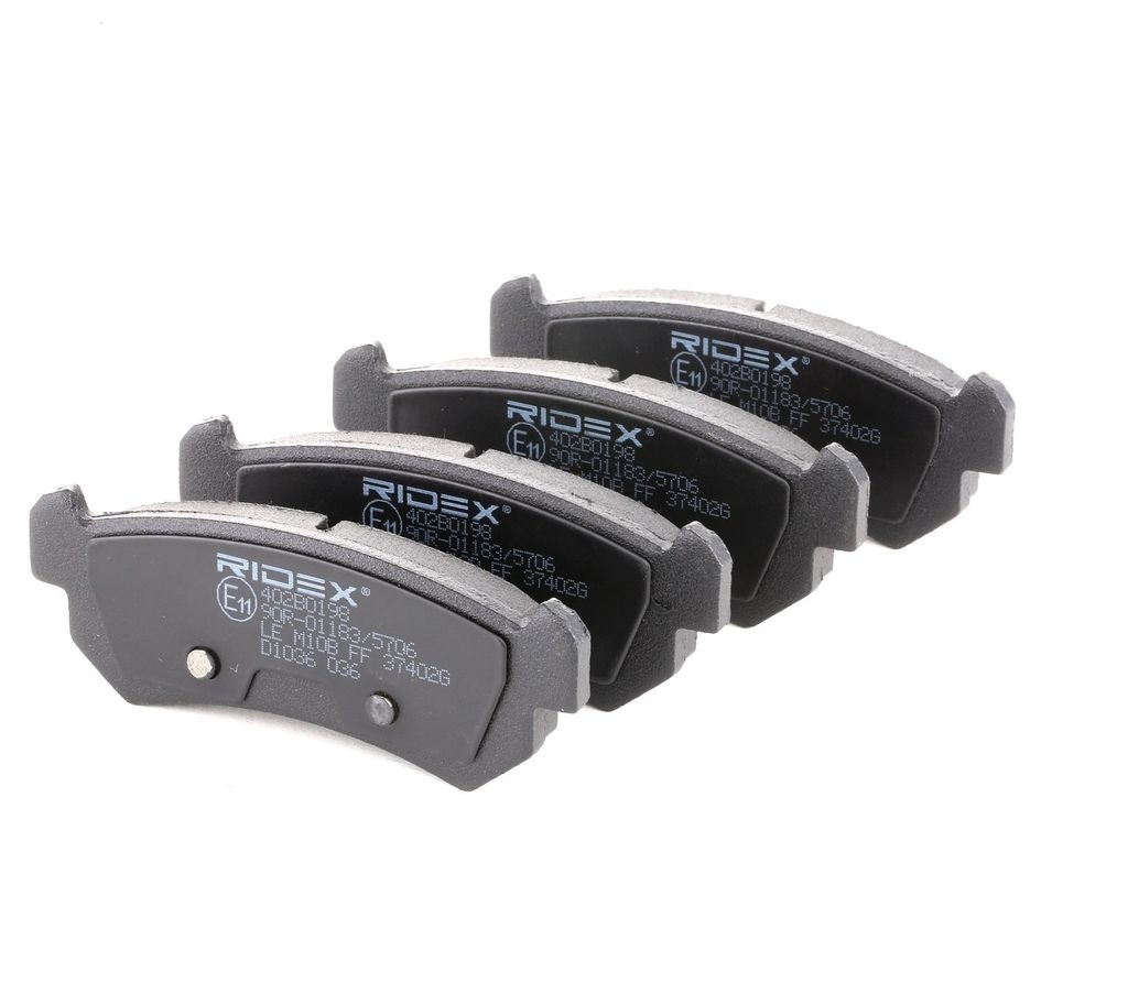 RIDEX Bremsbeläge Satz Hinten für SUZUKI FORENZA Stufenheck (US) 402B0198