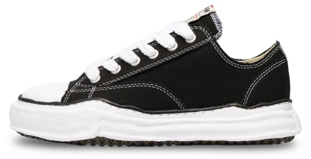 Maison Mihara Yasuhiro Peterson OG Sole Canvas Low Black - Produktbild 