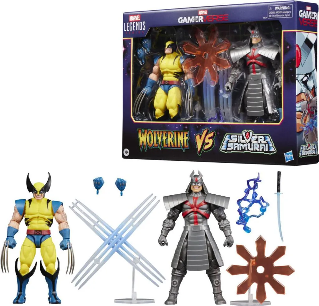 Wolverine Silver Samurai Pack Figurines 15cm : Le Duo Marvel Complet - 10