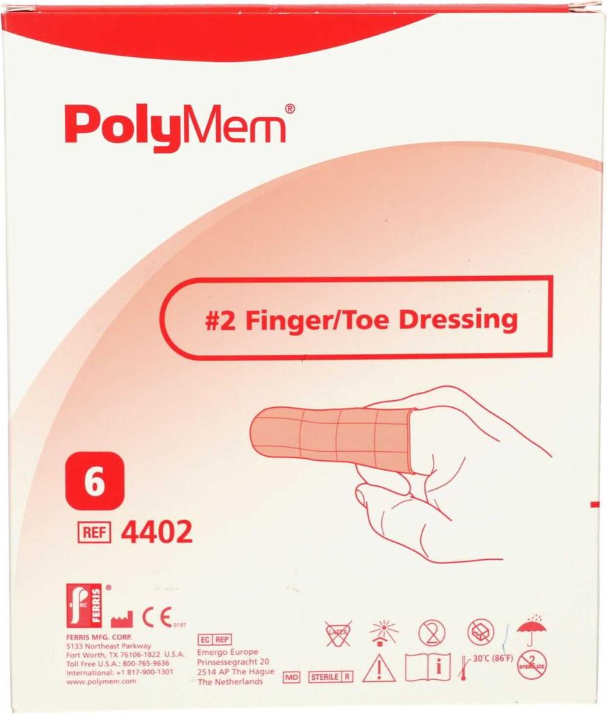 POLYMEM Finger Wundschnellverband Gr.2