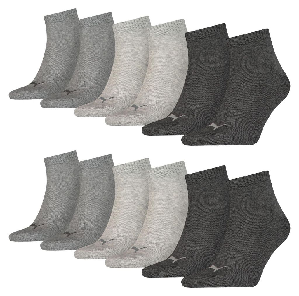 6 Paar PUMA Uni Quarter Socken Produktbild 