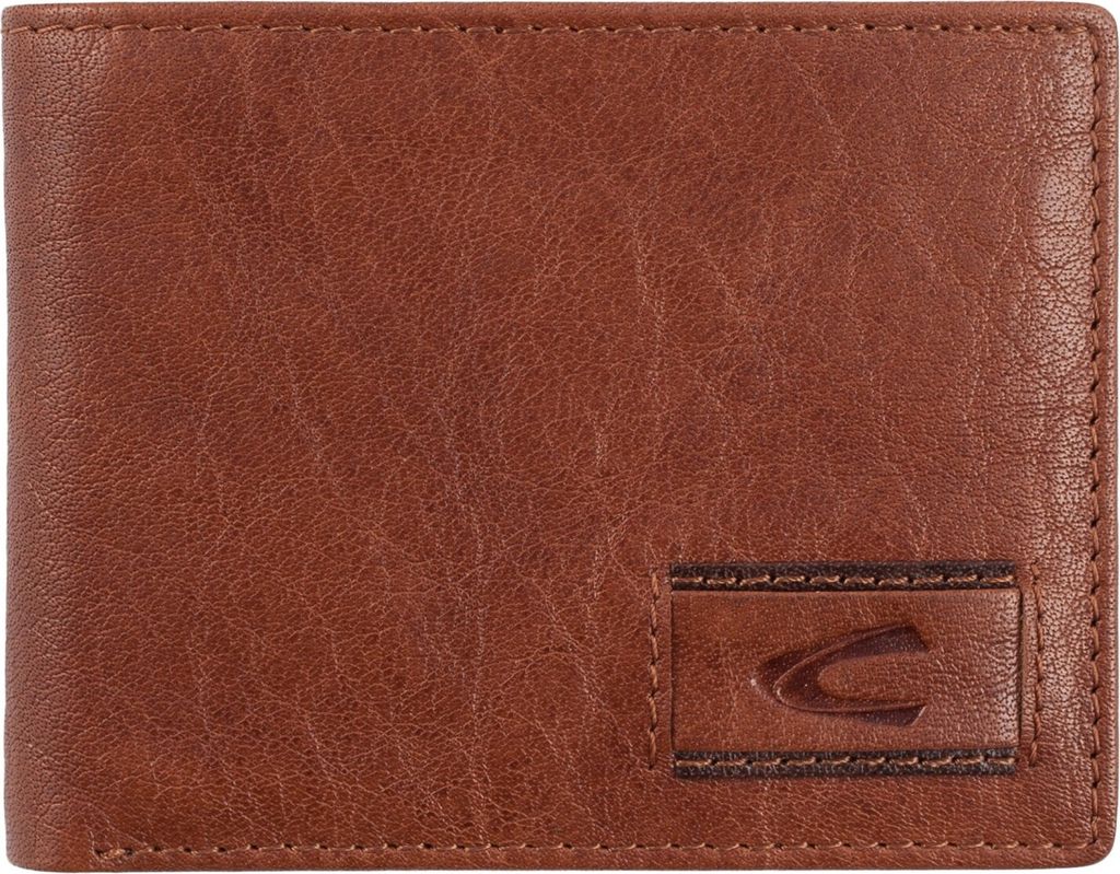camel active Herrenbörse Lederbörse Jeansbörse mittelbraun cognac panama