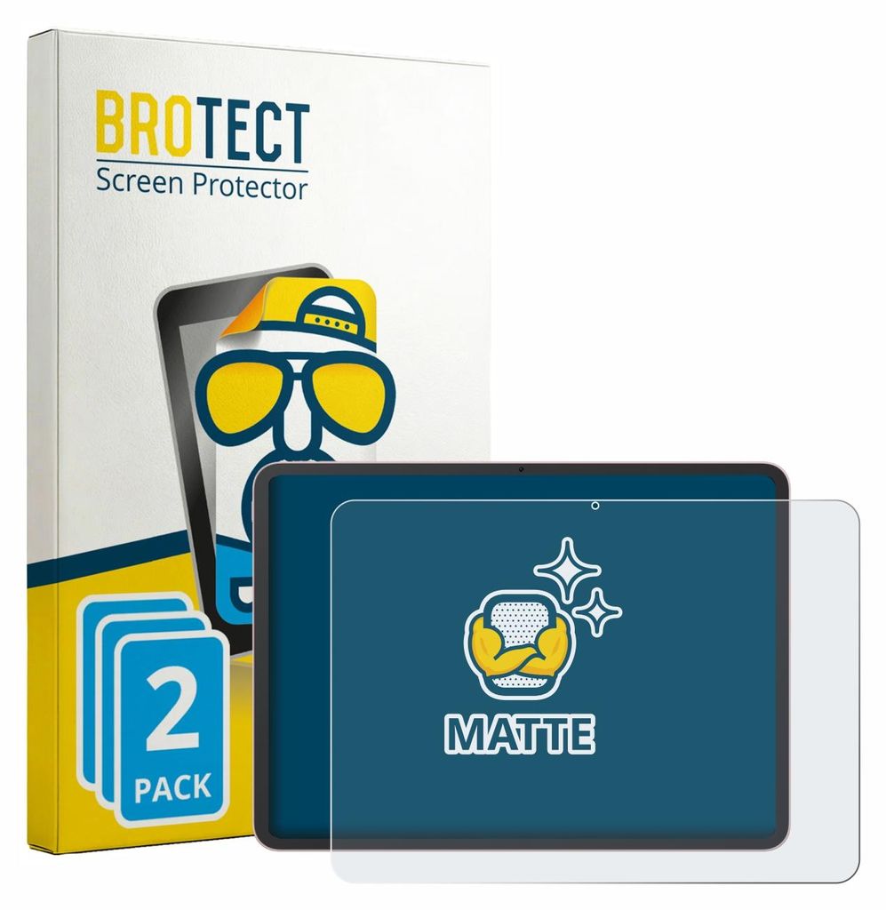 2x BROTECT Schutzfolie für Oppo Pad 5 Displayschutz Displayschutzfolie Folie Matt Entspiegelungsfolie
