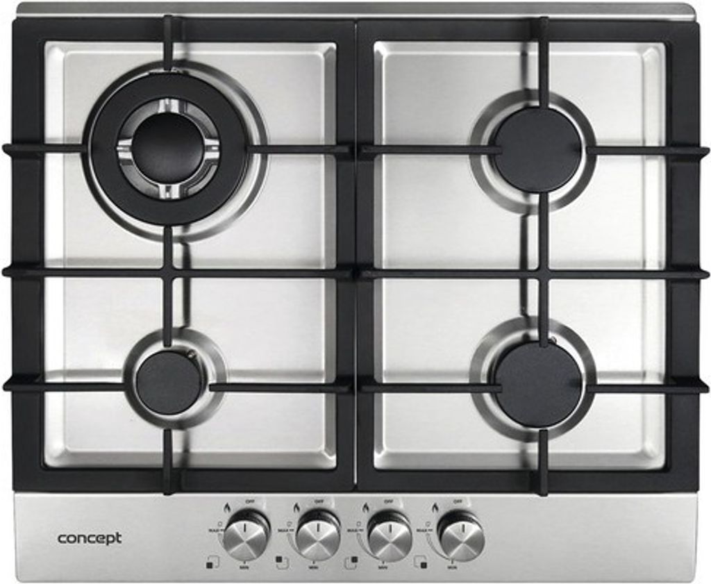 Concept PDV4760, Černá, Nerezová ocel, Vestavěné, Plynový, Obrázek produktu 