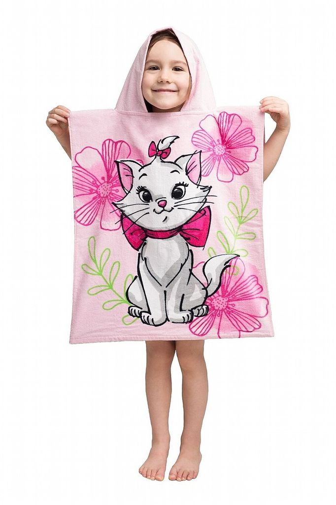 Disney Cat Marie Ręcznik kąpielowy z kapturkiem 50x115 cm Zdjęcie produktu 
