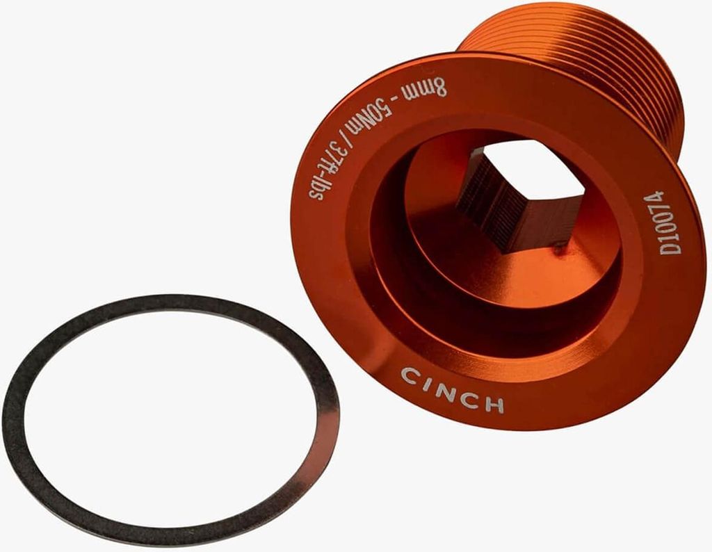 Race Face Cinch Kurbelschraube Unterlegscheibe M18, non drive side, orange - ...