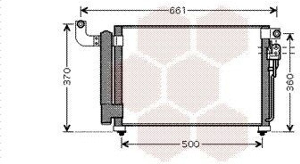 VAN WEZEL 83005082 Kondensator Klimaanlage Klimakondensator für KIA RIO II (JB) +Trockner