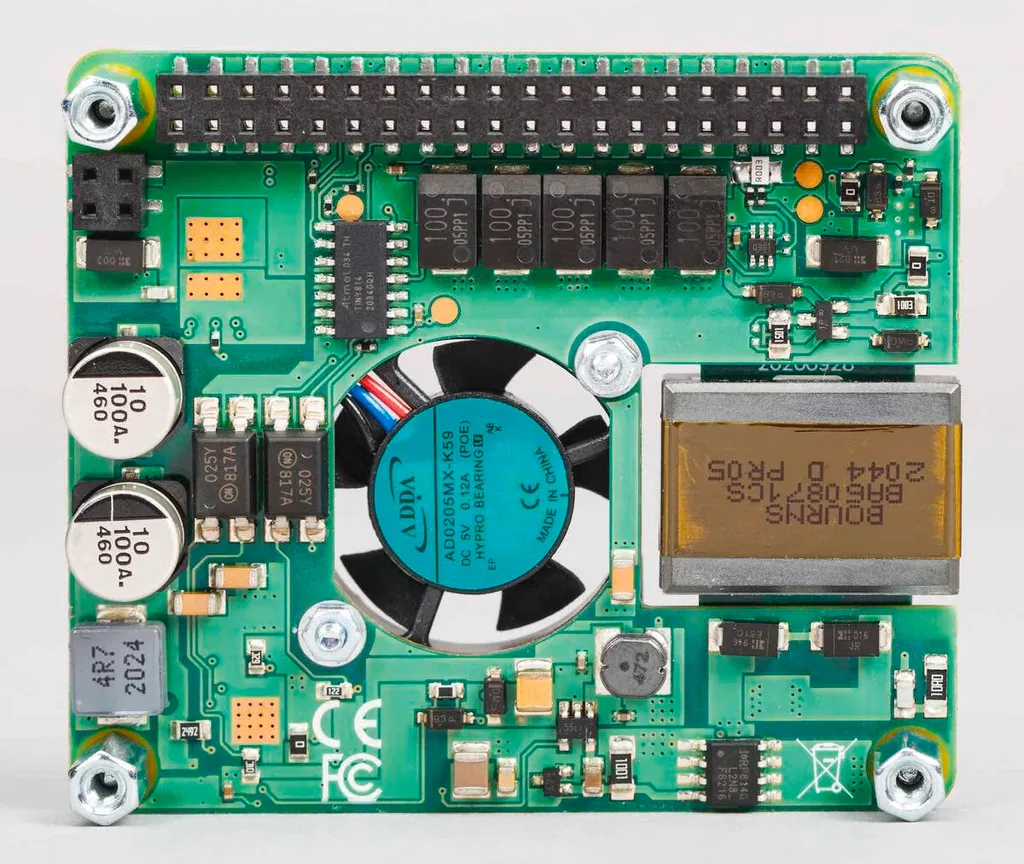 Module PoE HAT pour Raspberry Pi avec Ventilateur de Refroidissement - 3
