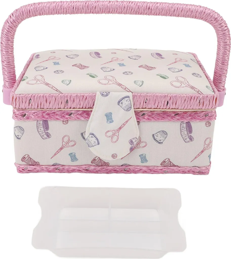 Organisateur de couture pour broderie avec rangement amovible violet