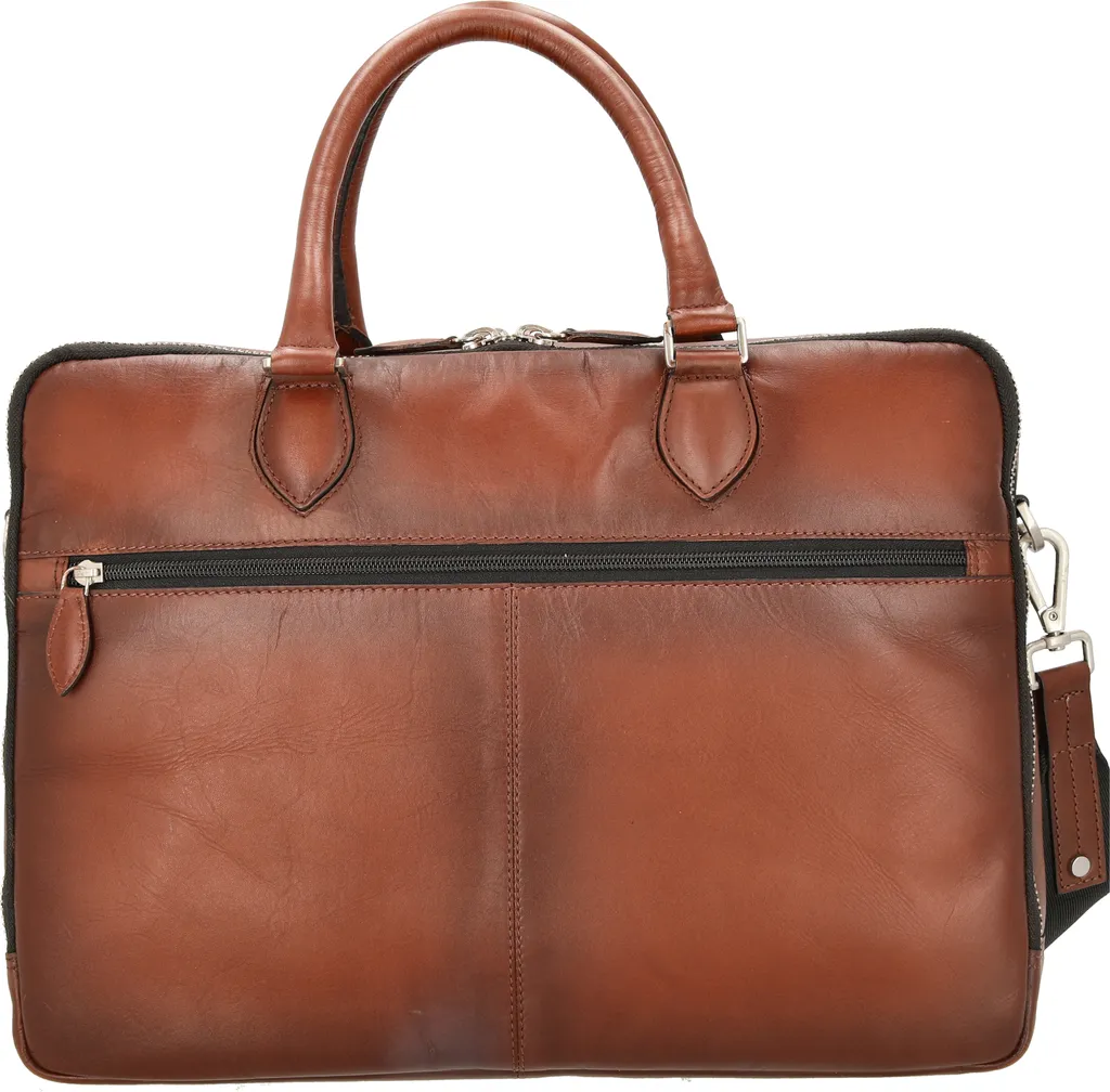 Porte-documents Bugatti Domus Cognac avec Protection RFID Intégrée - 16
