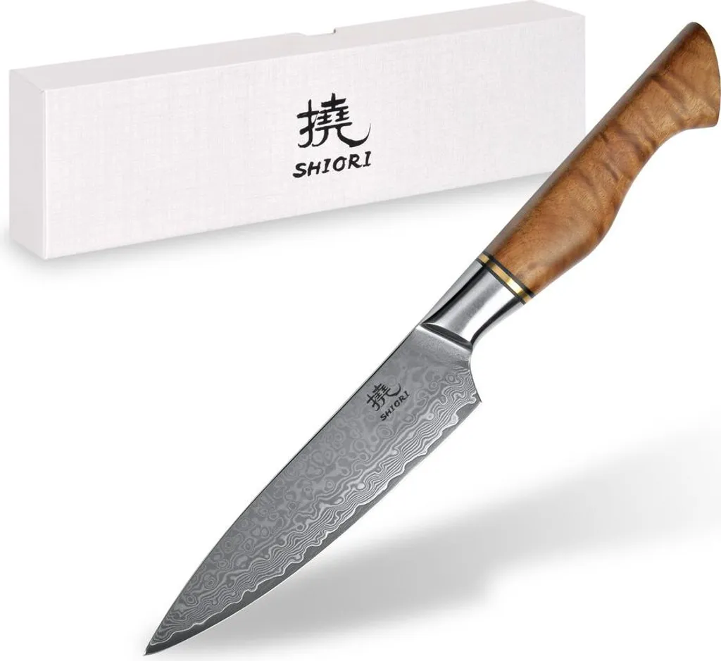 Coltello Multiuso Shiori Muro 318uniw | Acciaio Damasco 67 Strati - 3