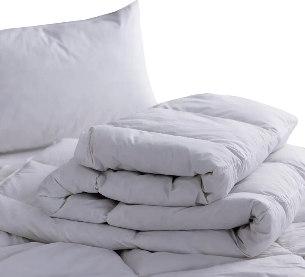 Couette Lit Simple 135x200 Hotel Duck pour Chambre d'Hôtes et Maison