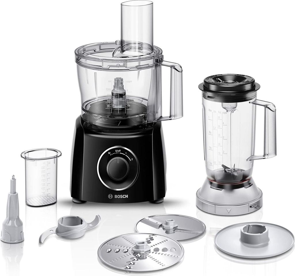 Bosch Kompakt-Küchenmaschine MultiTalent 3 MCM3201B, 30 Funktionen, Rührschüssel 2,3 L, 800 W