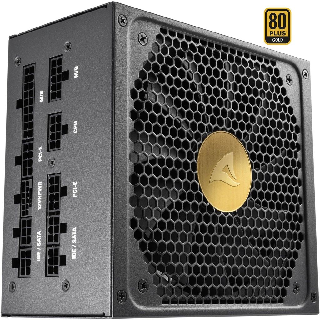 Sharkoon REBEL P30 Gold 850W ATX3.0 schwarz 1x 12VHPWR 4x PCIe Kabel-Management 850