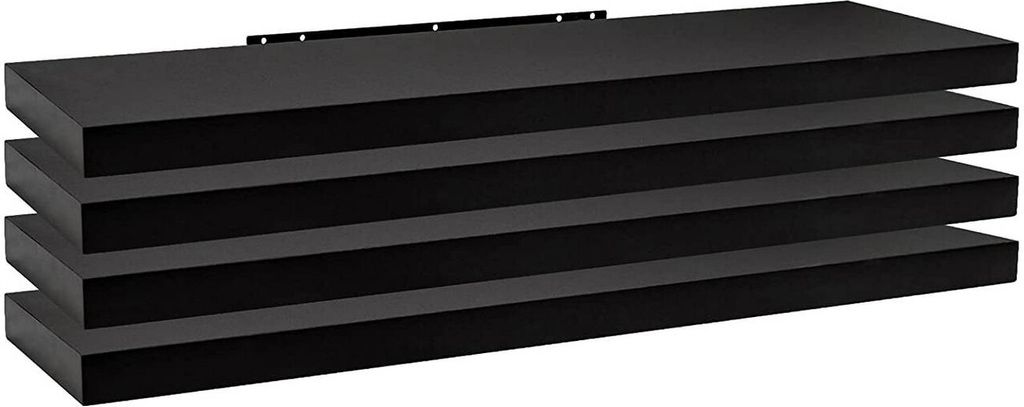 WOLTU 4er-Set Wandregal Wandboard Bücherregal Regale für Produktbild 