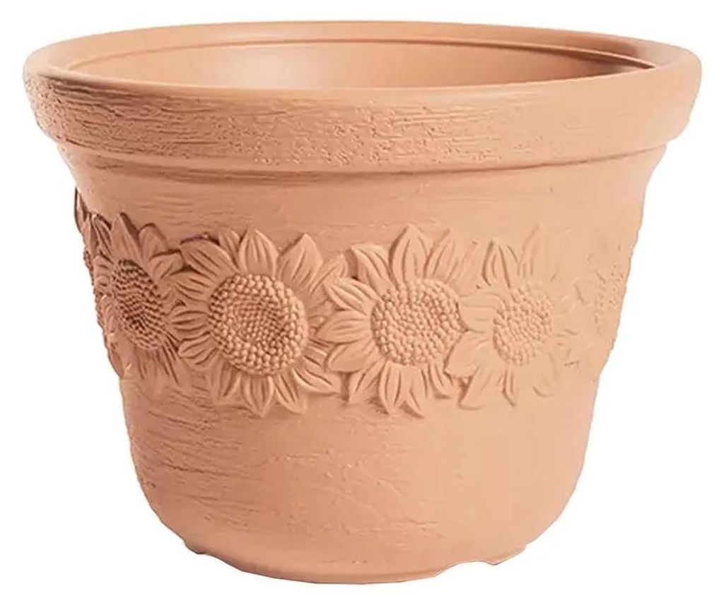 květináč "SUNNY", DBSU 40, cihlový, průměr 400 mm Obrázek produktu 