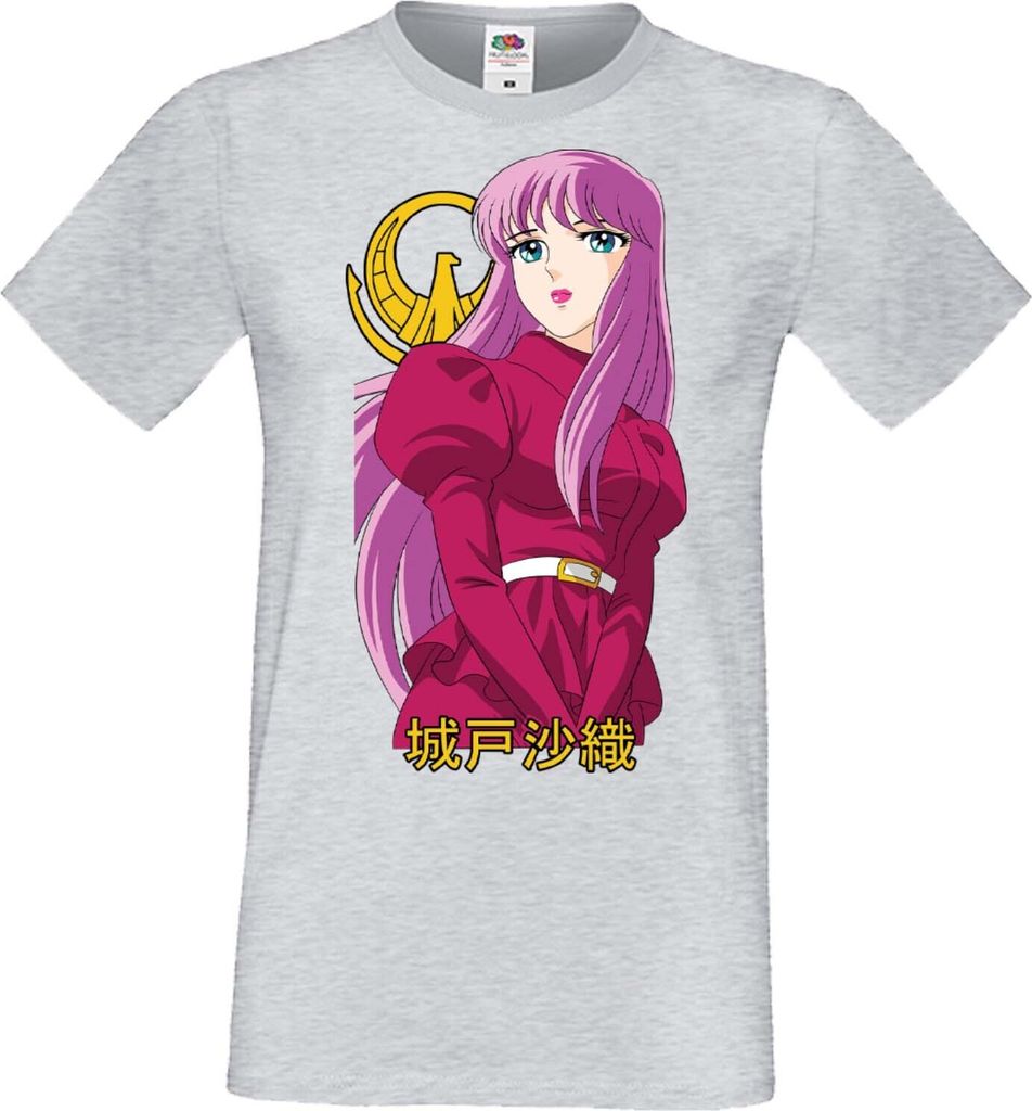 Herren T-Shirt Manga Anime Saint Anime Seiya Athena Saint Anime Seiya Athena, Man XL / Grau