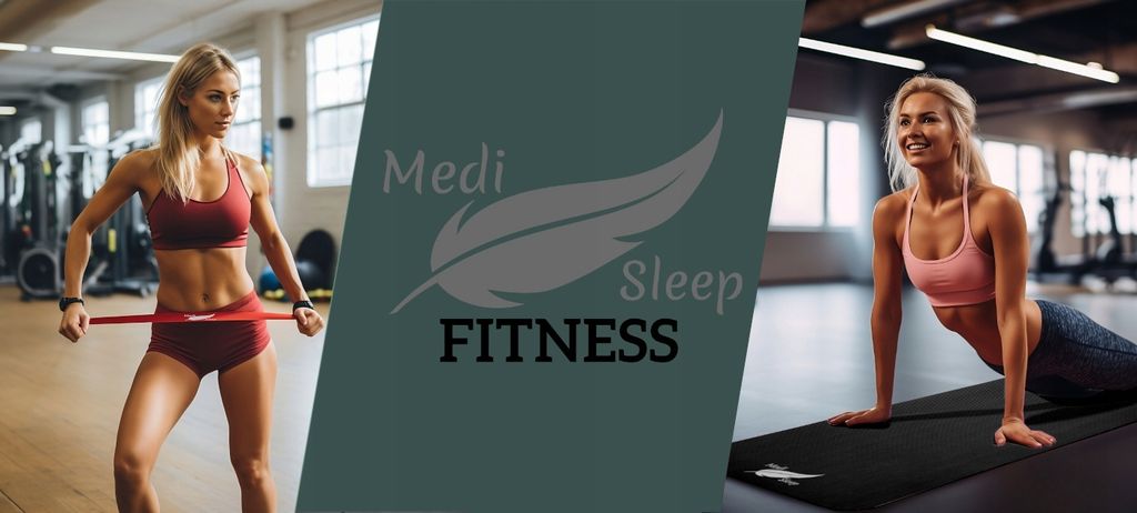 Černá sportovní podložka, na fitness, jógu, cvičení, s Obrázek produktu 12