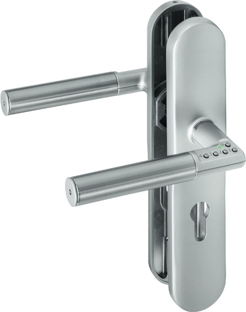 ASSA ABLOY digitaler Türbeschlag Code Handle Langschild Produktbild 