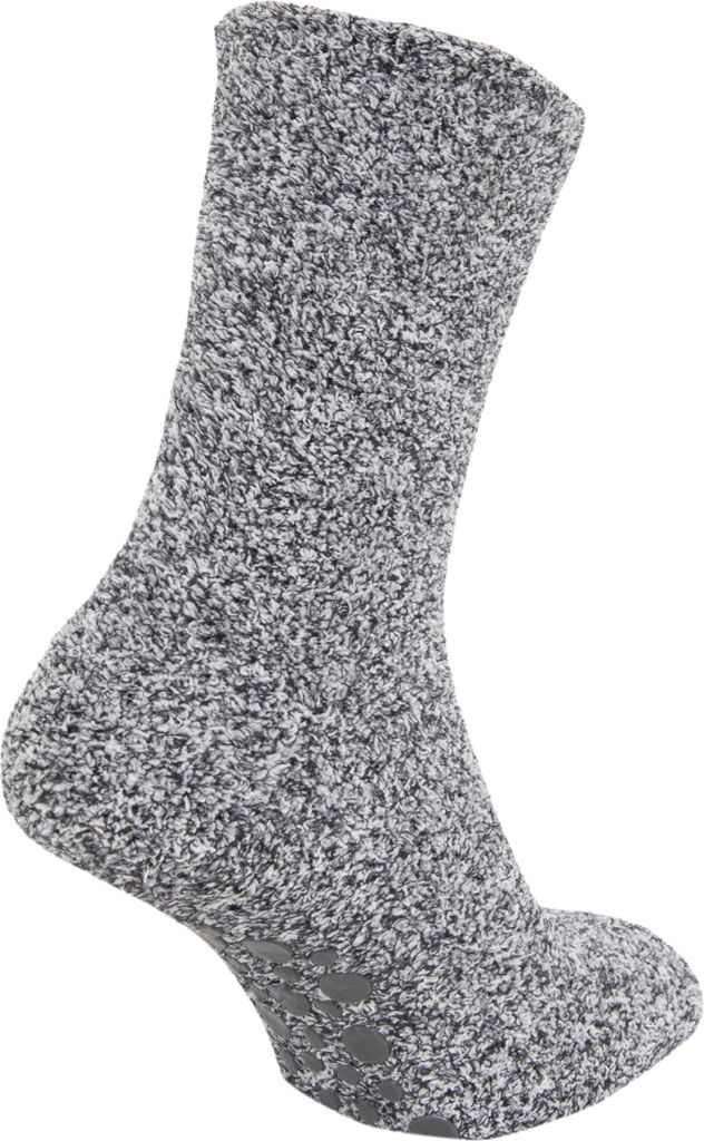 FLOSO Kinder Socken mit rutschfester Sohle, warm K368 (31-36 EU) (Grau)