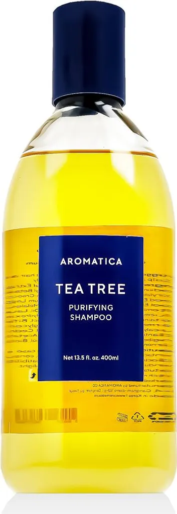 Aromatica Shampooing Purifiant à l'Arbre à Thé 400ml Soin du Cuir Chevelu