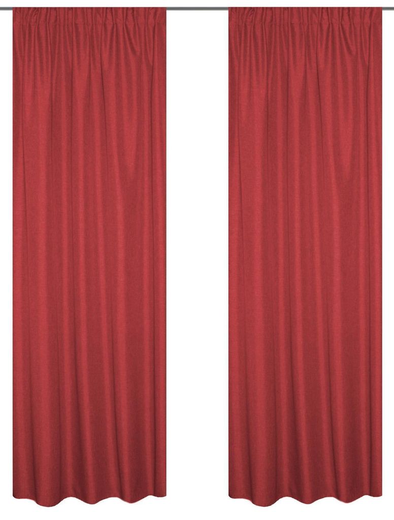 Home Basics Eskimo 2Er Set 175 x 135 cm 2x Thermoschal inkl. 1x Bügelband Bordeaux