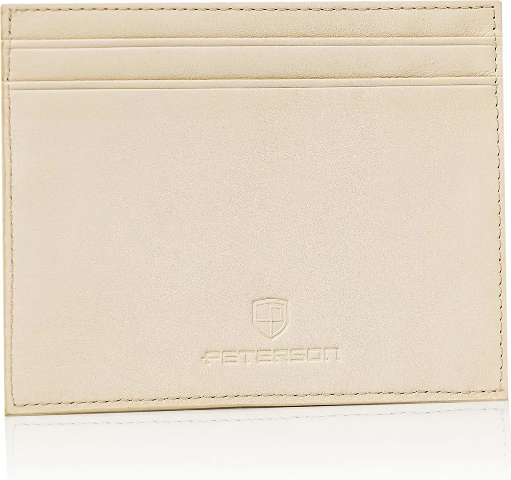 Portafoglio Peterson PTNCAW22722 Donna in Pelle Naturale Beige con RFID