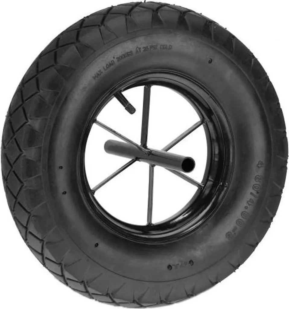 Roue pour brouette 4.80 4.00-8 remplacez votre roue crevée avec axe