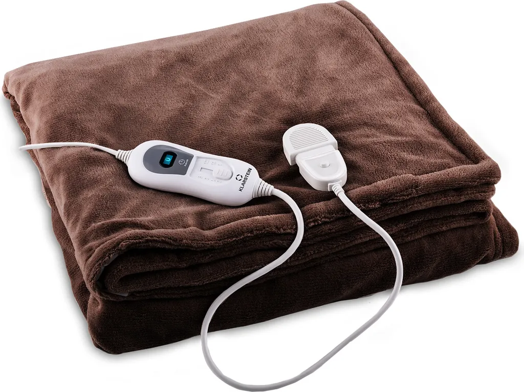 Plaid Chauffant Électrique XL Lavable pour Canapé et Lit 2 Personnes 120W