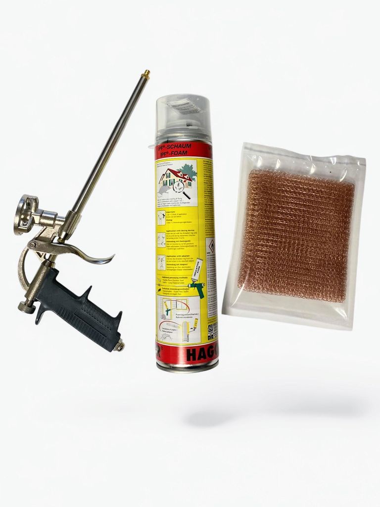 Hagopur IPF Schaum Set mit Kupfergitter und Schaumpistole – Produktbild 