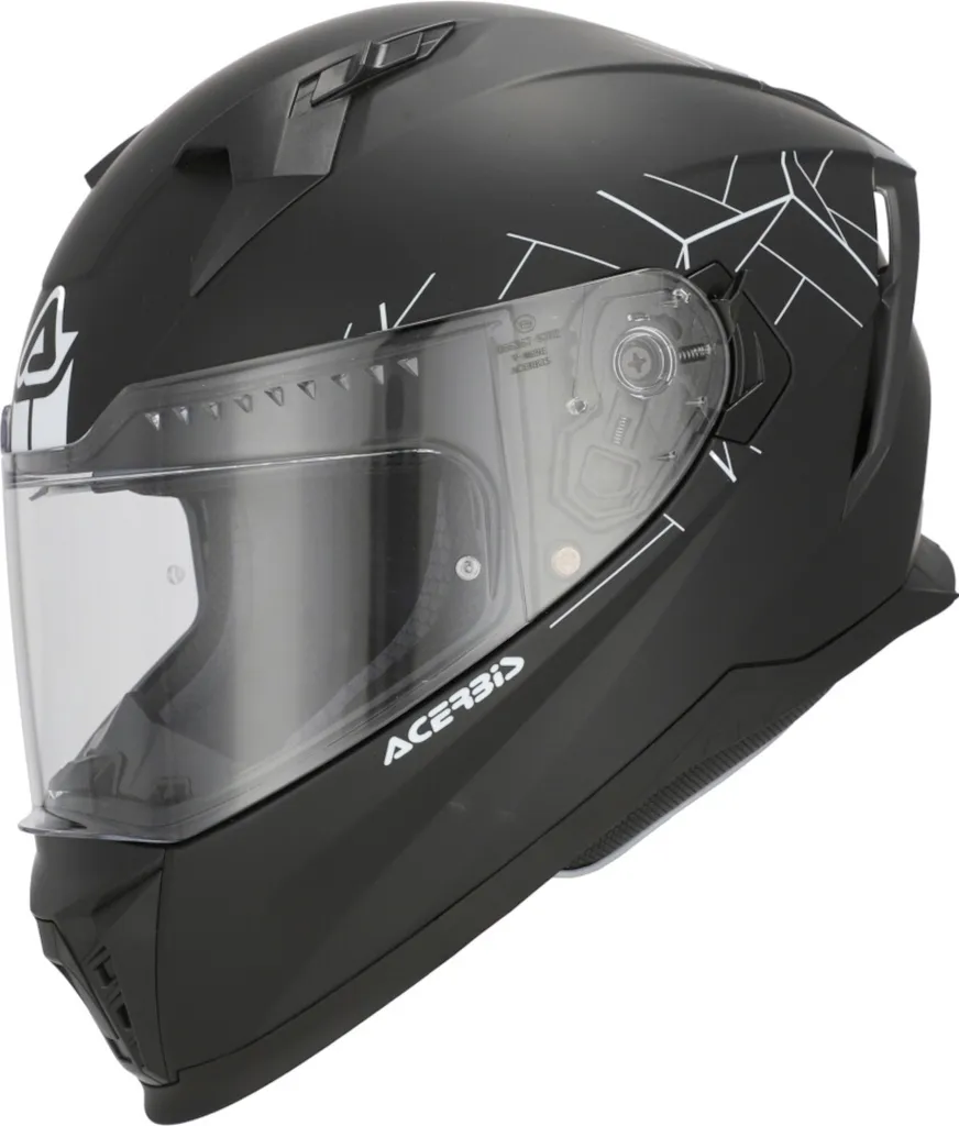 Casque intégral ACERBIS X-Way silencieux et confortable noir mat L