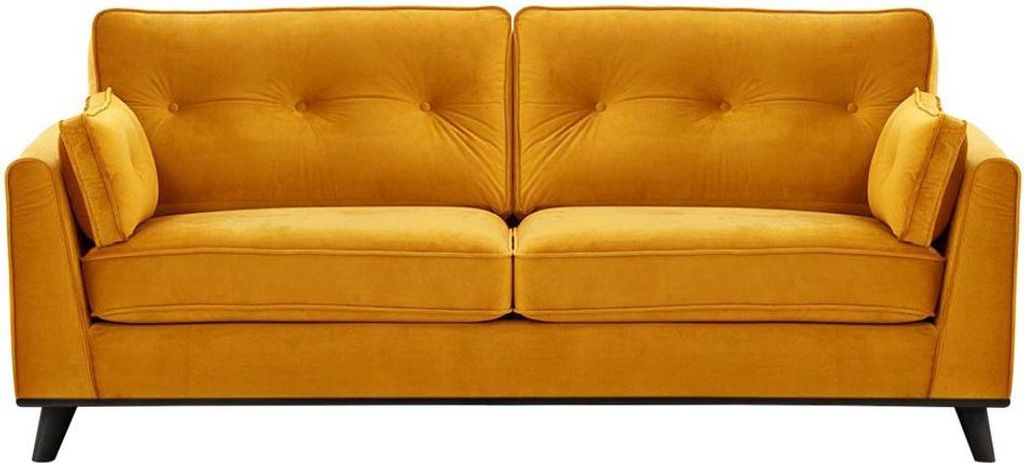 Dreisitzer-Sofa Farrow-Velluto 8-black