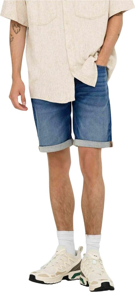 Shorts Only & Sons 22030024-MEDIUMBLUEDENIM für Herren