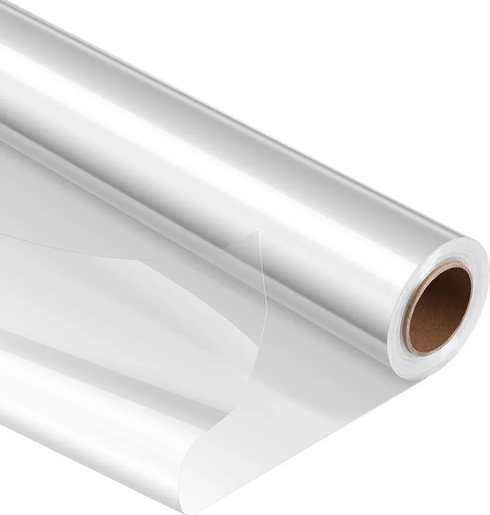 Film emballage anti-déchirure 80cm x 30m rouleau cellophane transparent DIY
