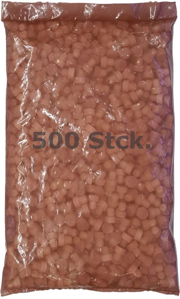 500x Holzgriff Korken Echtholz für alle gängigen Flaschen Sehr robust! 19 mm