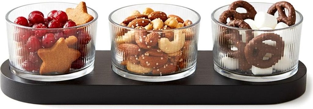 Zestaw miseczek do przekąsek - 4-elementowy - Nowoczesny - Zdjęcie produktu 