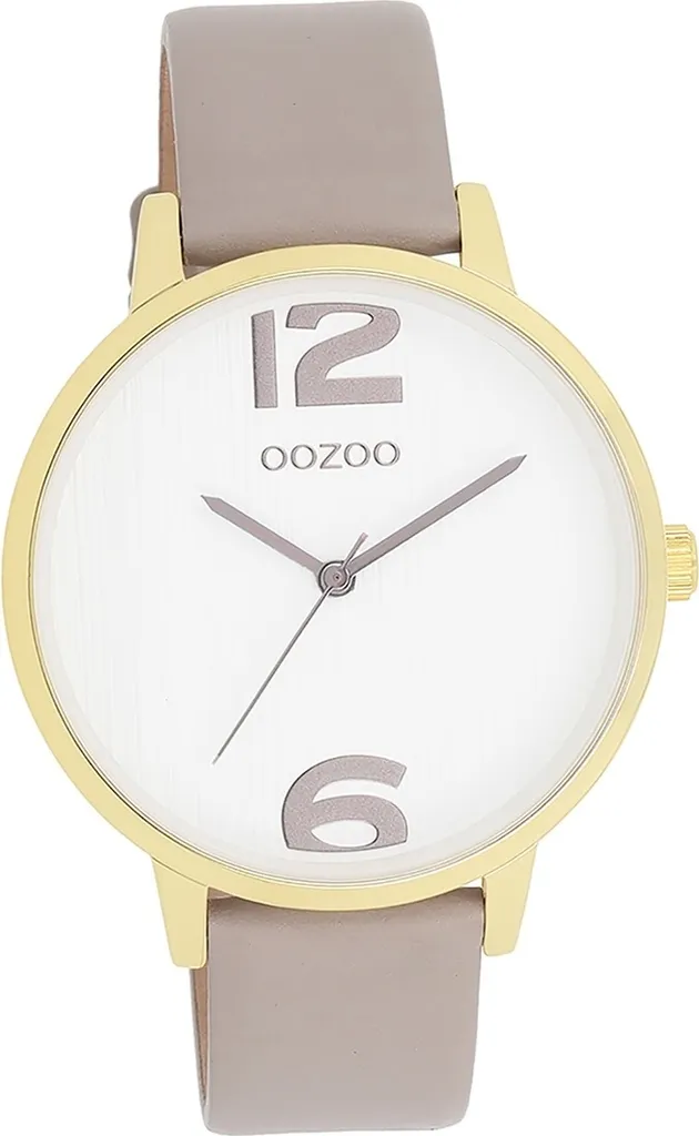 Oozoo orologio da donna in pelle orologio analogico al quarzo bracciale taupe brown Timepieces D2UOC11236