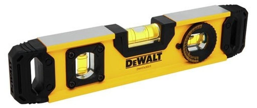 Torpedoniveau 250 mm DEWALT DWHT0-43003 mit 3 Libellen