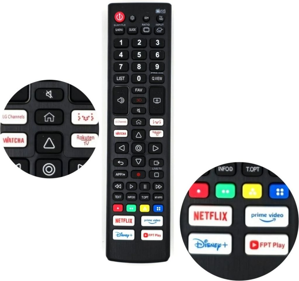 Ersatz Fernbedienung für LG TV 60PN530P | 60PN5700 | 60PN6504 |